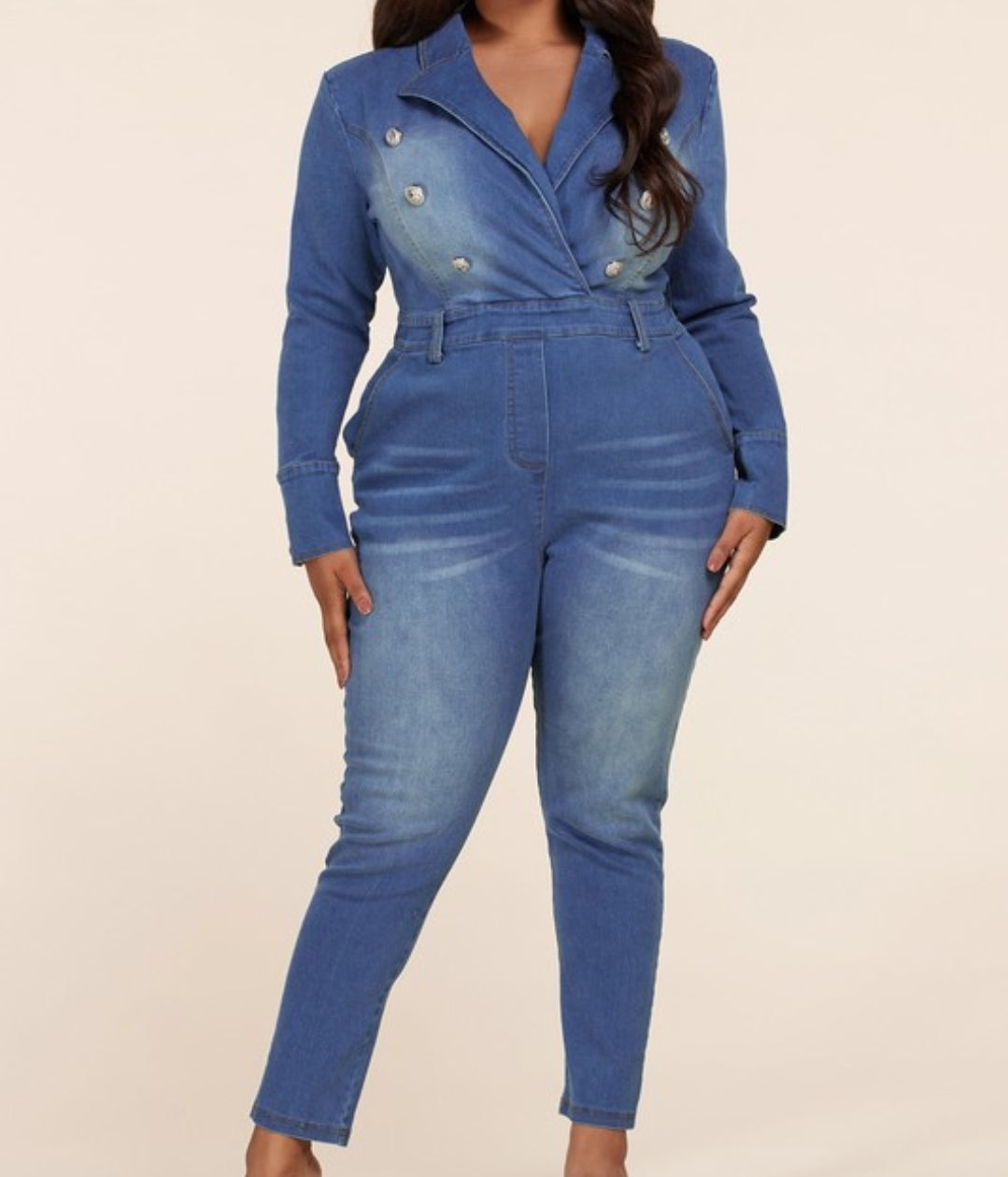 Elegant Denim Jumpsuit
