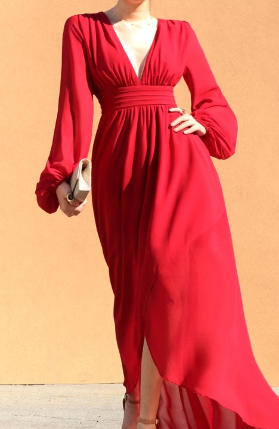Red Maxi Dress