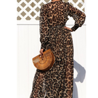Leopard Print Maxi Dress