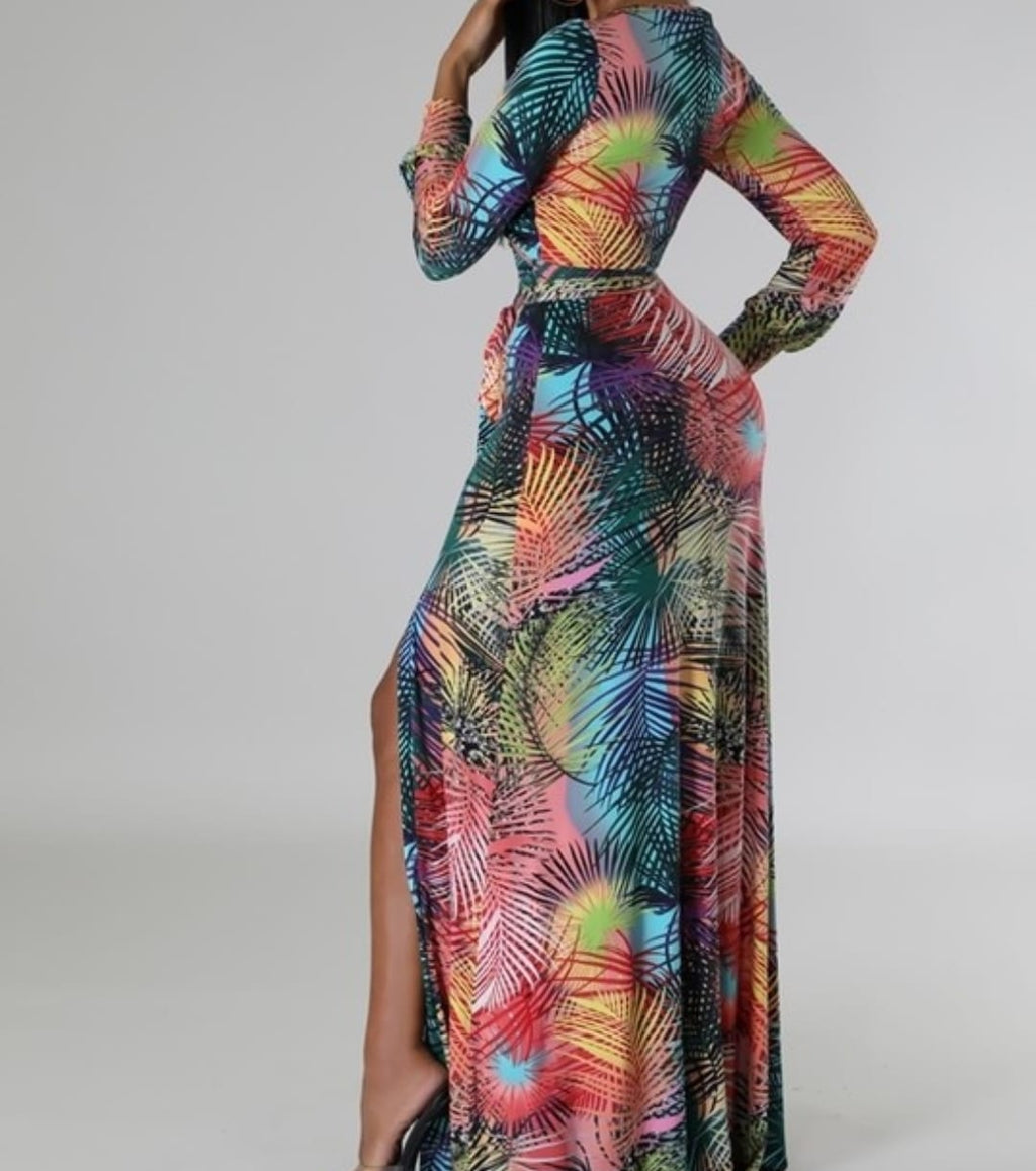 Multicolor Maxi Dress