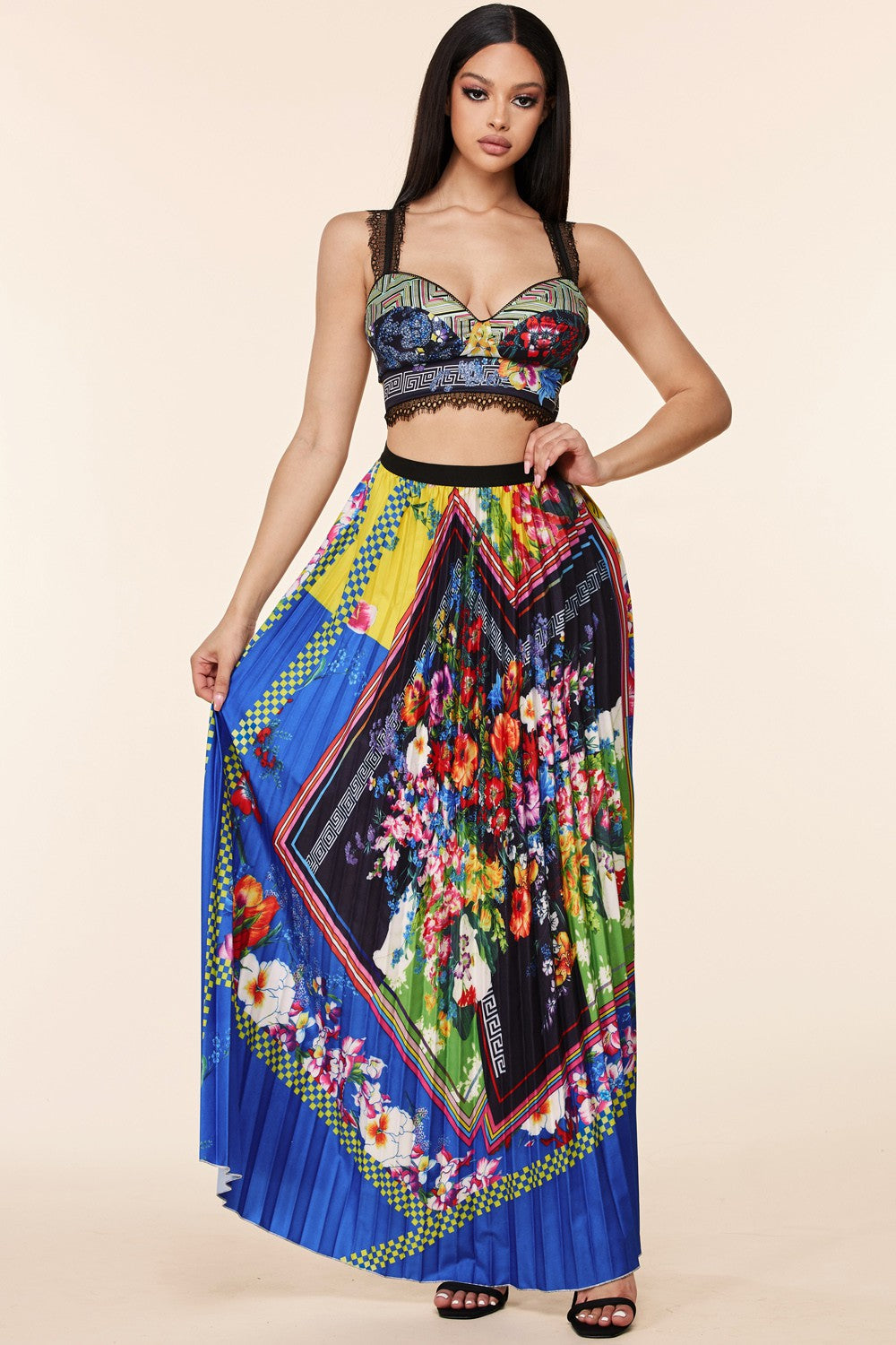 Beautiful  royal b;ue two piece set