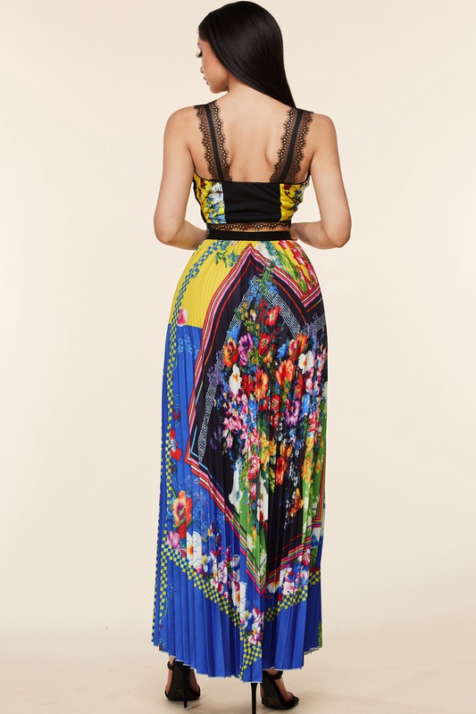 Beautiful  royal b;ue two piece set