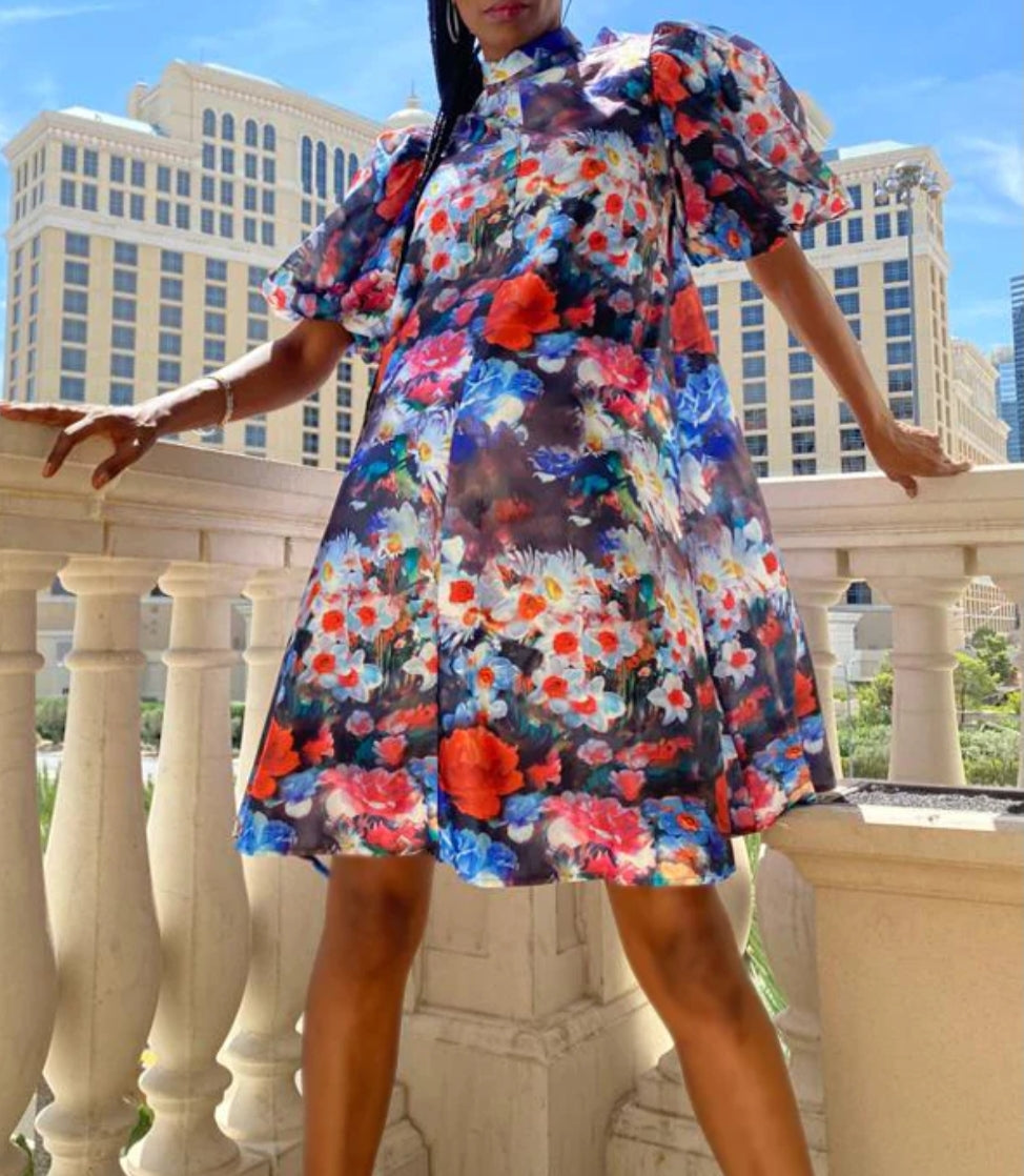 Multi Color Stylish Dress