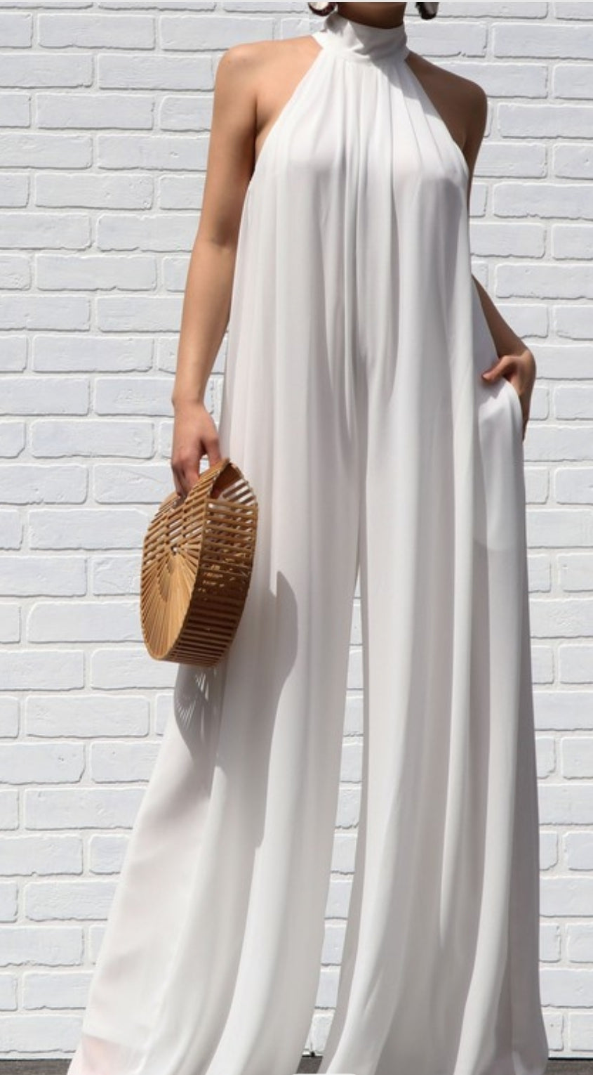 Beautiful High Neck Long jumpsuit