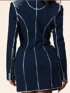 Denim Blazer dress